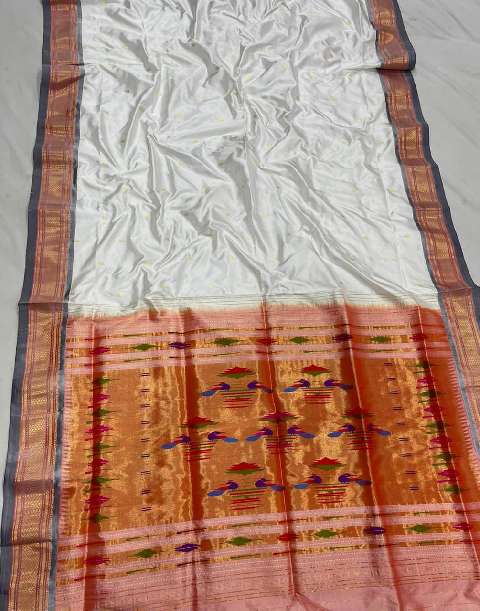 Original  double pallu handmade